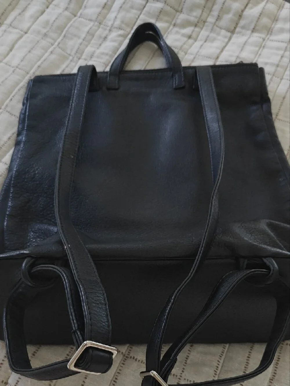 Are Studio leather Tote Backpack